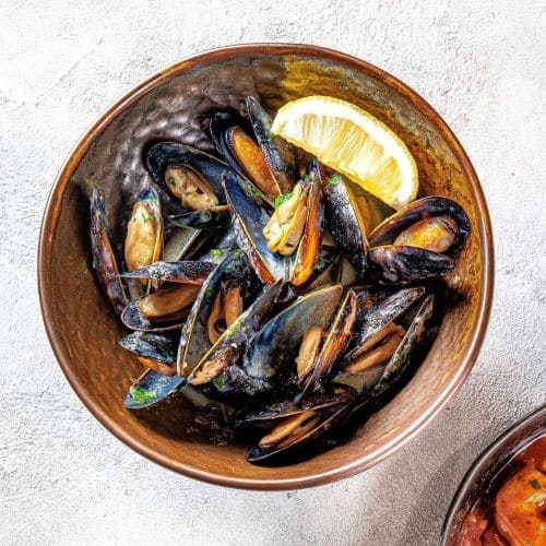 Мидии в сливочном соусе 10052